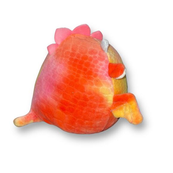 Squishmallows Plush Dragon Celestina KellyToy Eyes Nursery Decor Pink Tie Dye 8" - Picture 6 of 12